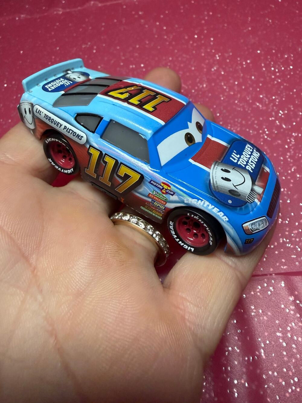 Disney Pixar Cars Ralph Carlow Lil' Torquey Pistons Diecast